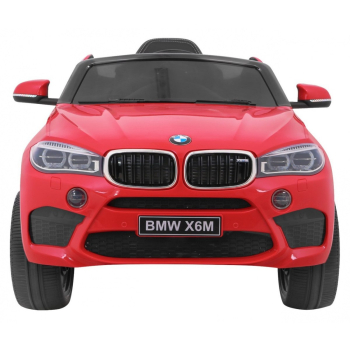 BMW X6M Elektryczne Autko dla dzieci - Czerwony SUV + Pilot